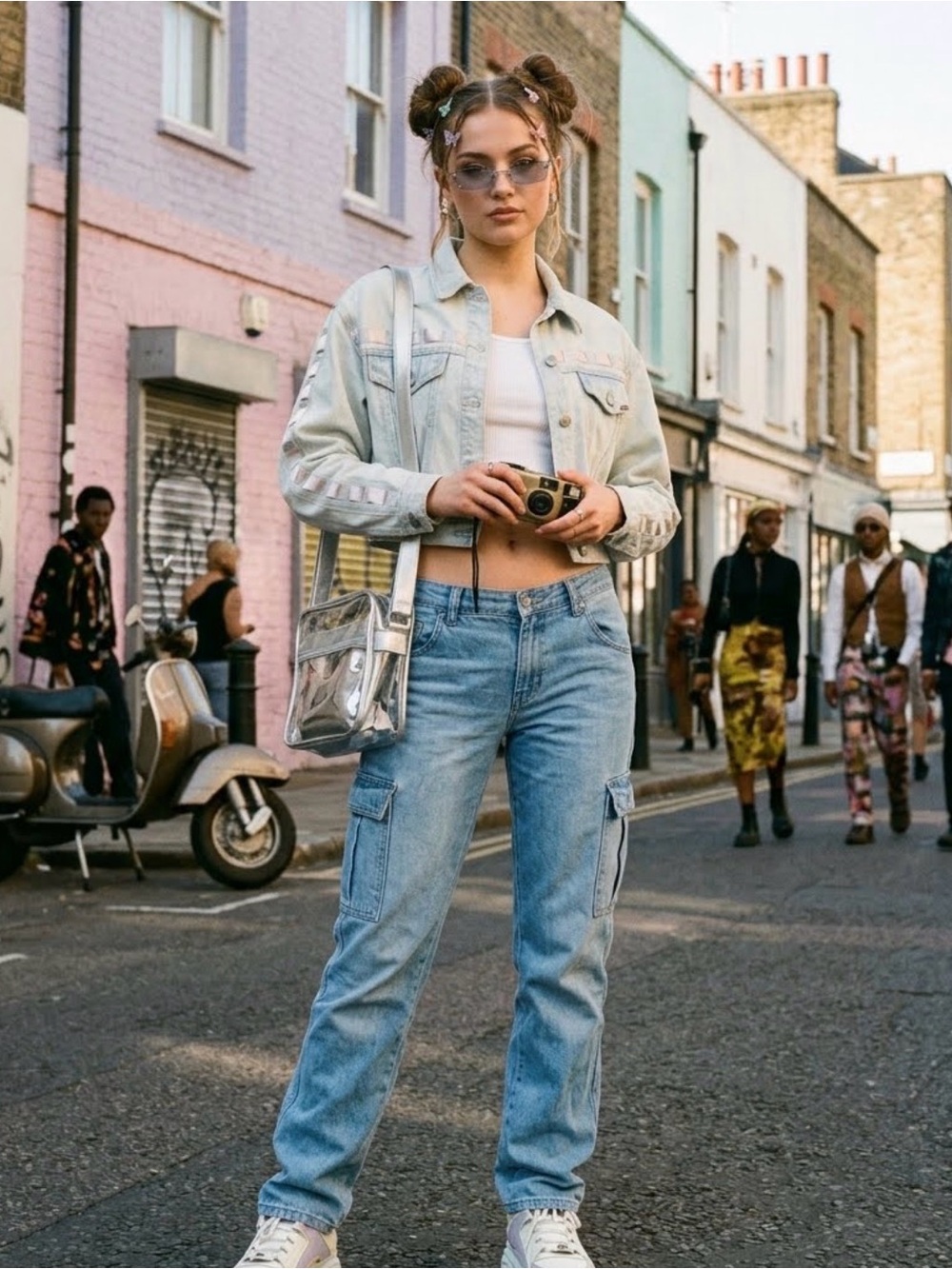 Y2K Vintage 90’s Jordache cropped jean jacket